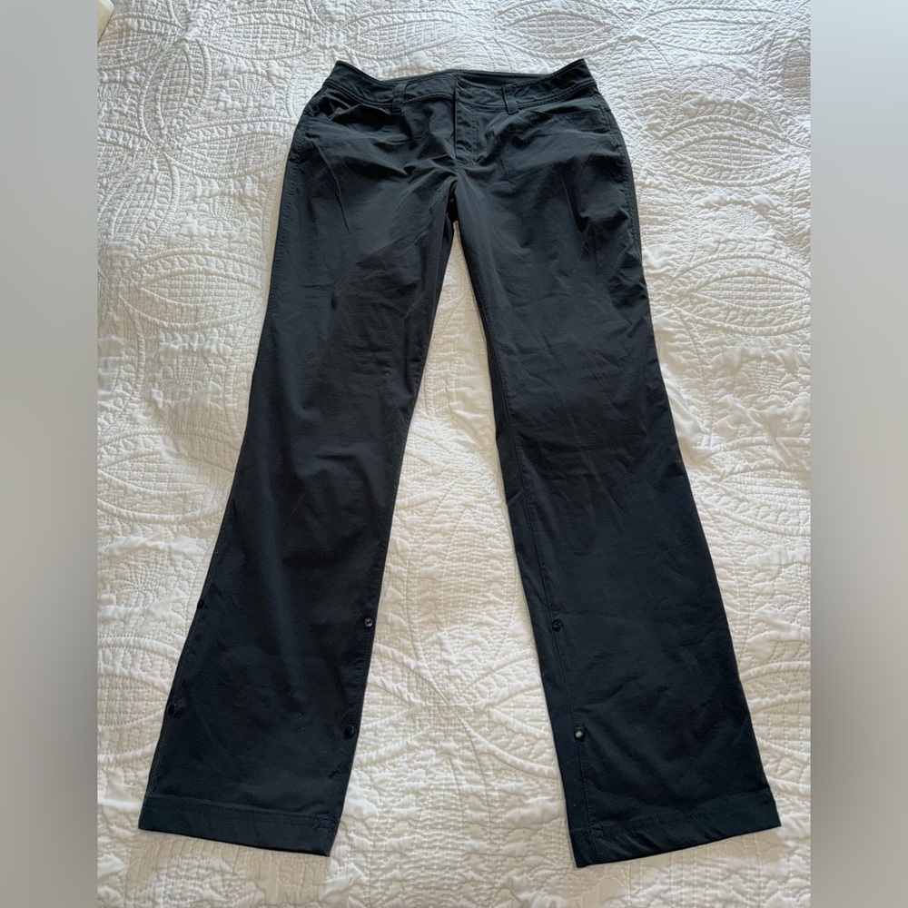 Eddie Bauer Gray  Leg Roll-Tab Cargo Hiking Pants Women's Size 12